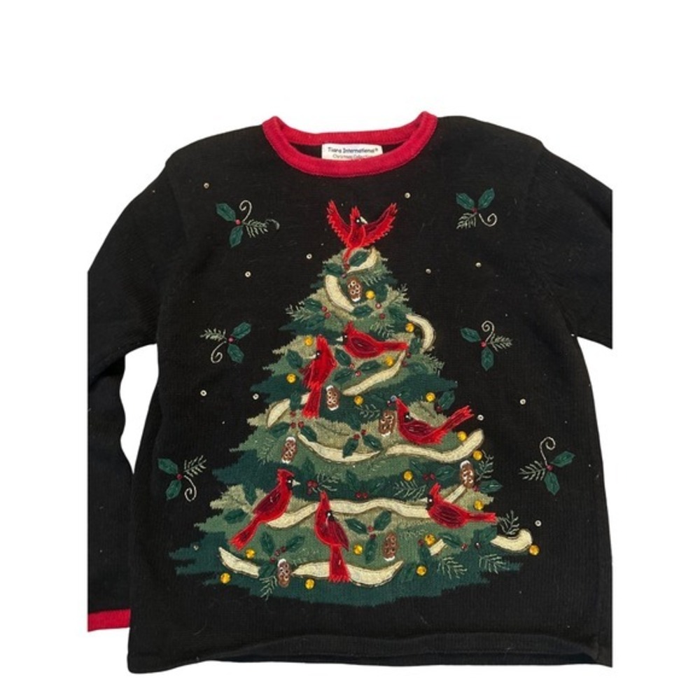 Tiara International Christmas Collection sweater, women's Medium‎